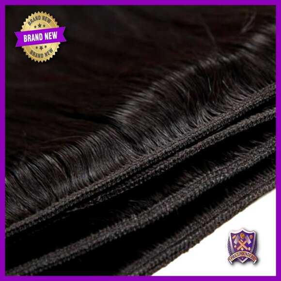100% Virgin Human Hair Extensions Straight Bundles 26-30 Inch 300g main image 5